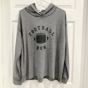 . C&C California Football Mom lightweight thin hoodie long sleeve